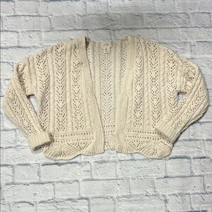 Jessica Simpson Cream Knit Women's Cardigan